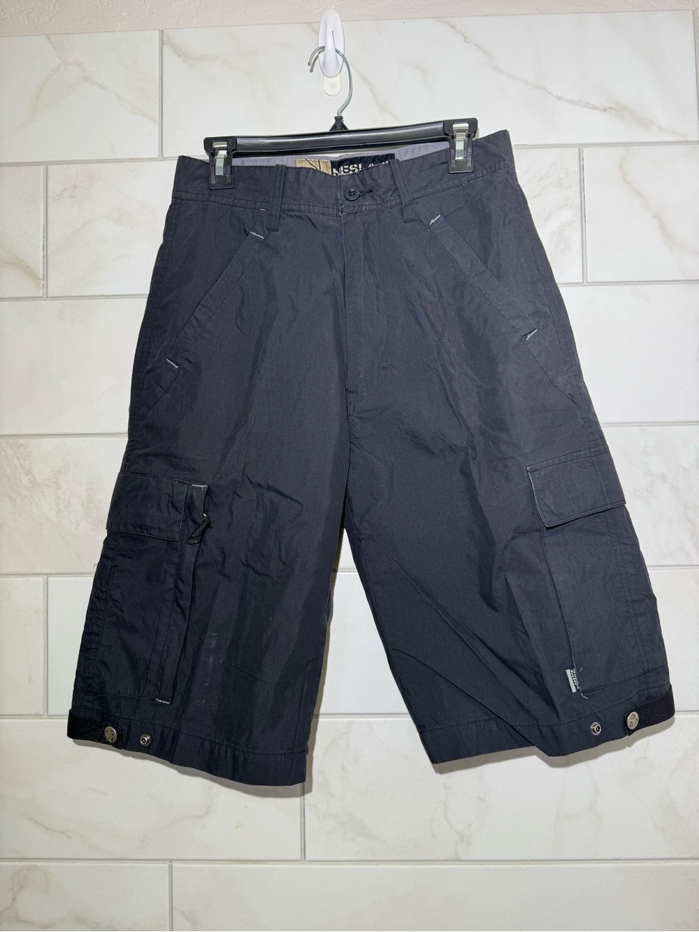 Men's Black Cargo Shorts